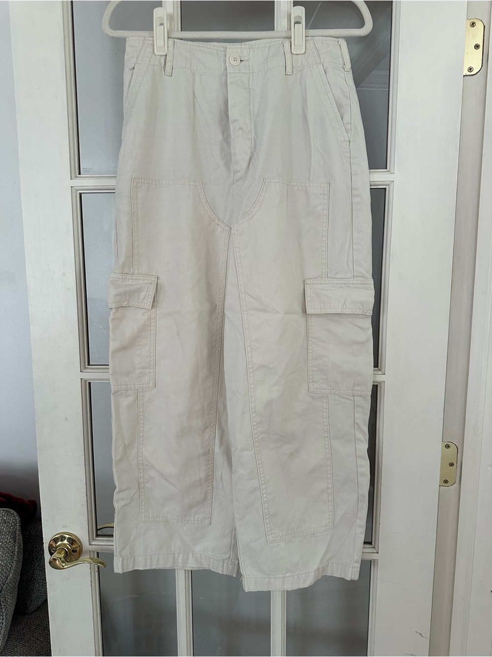 Universal Thread Cream High-Rise Wide Leg Pants